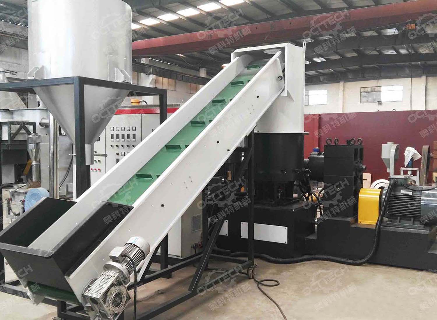 ML Single Stage PE PP film bags Compactor Granulator machine