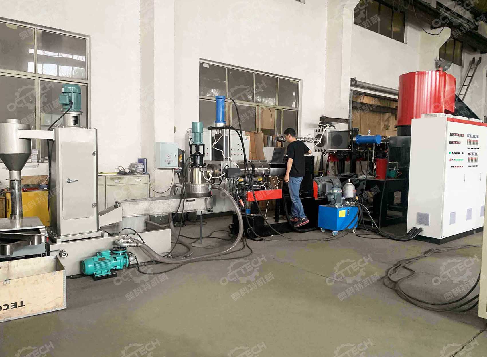 ML double stage PE PP film bag compactor pelletizer machine