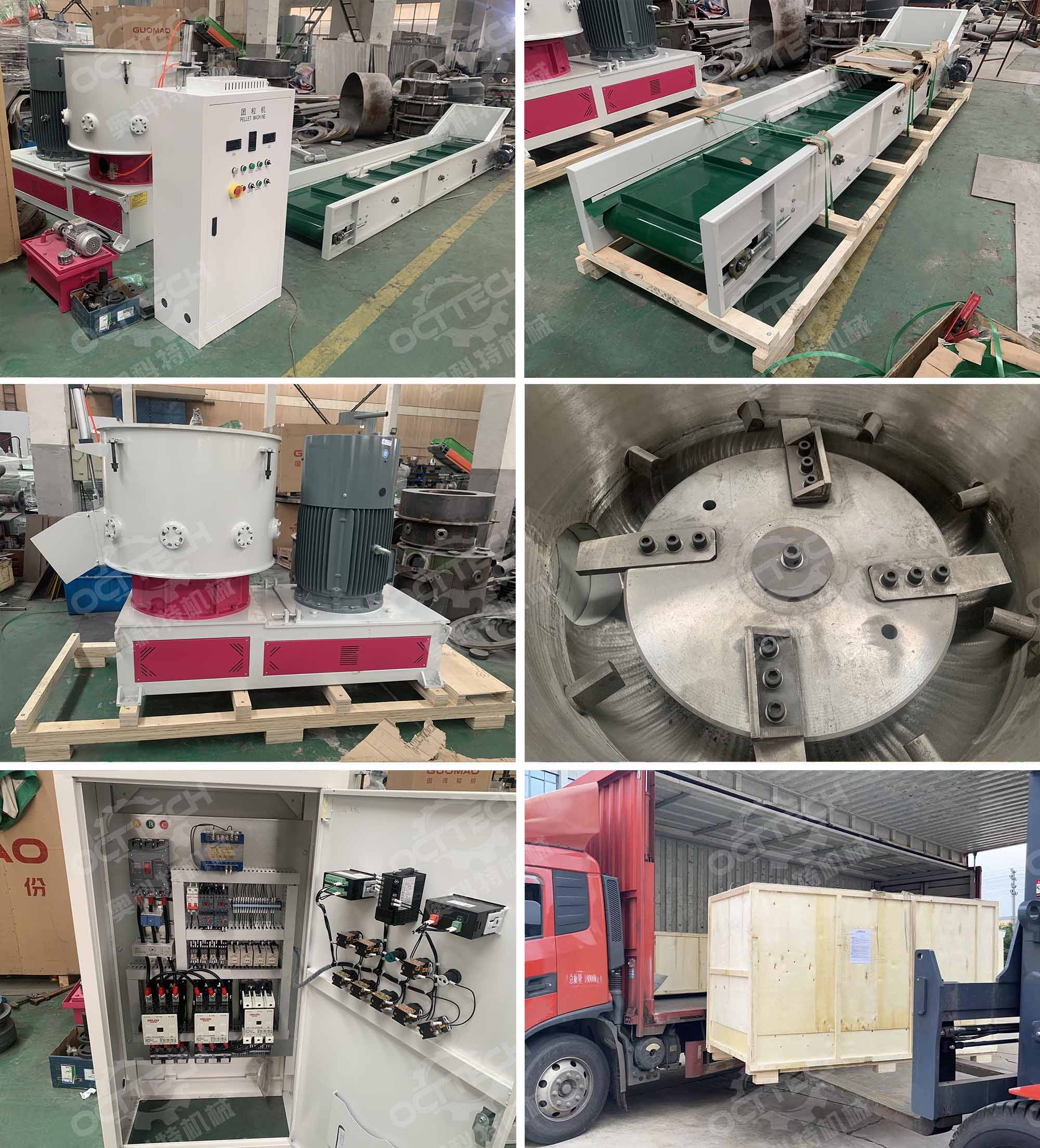 GHX agglomerator machine delivery for America customer-OCTTECH